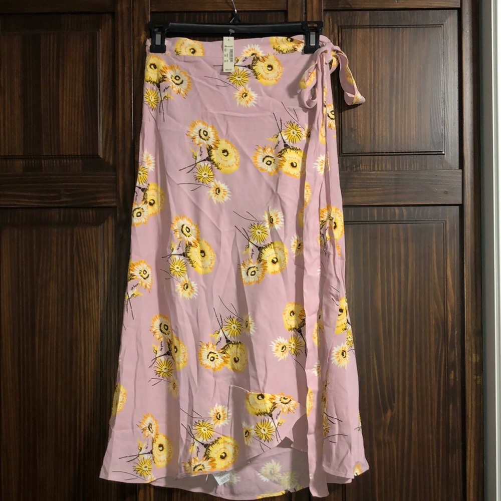 NWT madewell wrap skirt size 2